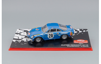 ALPINE Renault A110 de (1971) из серии Rallye Monte-Carlo