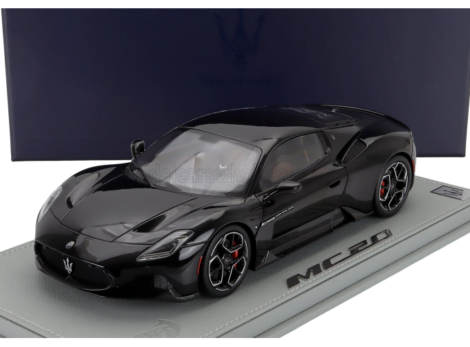 MASERATI Mc20 Gloss Black Roof (2020) - Con Vetrina - With Showcase, Nero Enigma - Black