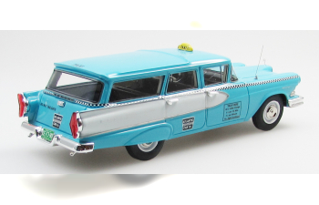 EDSEL Villager taxi (1958), blue/white