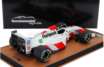 FOOTWORK F1 Fa13 Mugen Honda №10 Japan Gp (1992) Aguri Suzuki, White Red
