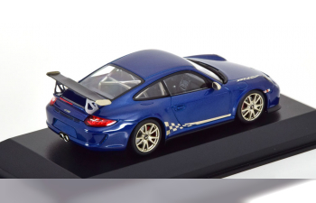 PORSCHE 911 (997/II) GT3 RS 3.8 (2009), blue metallic silver