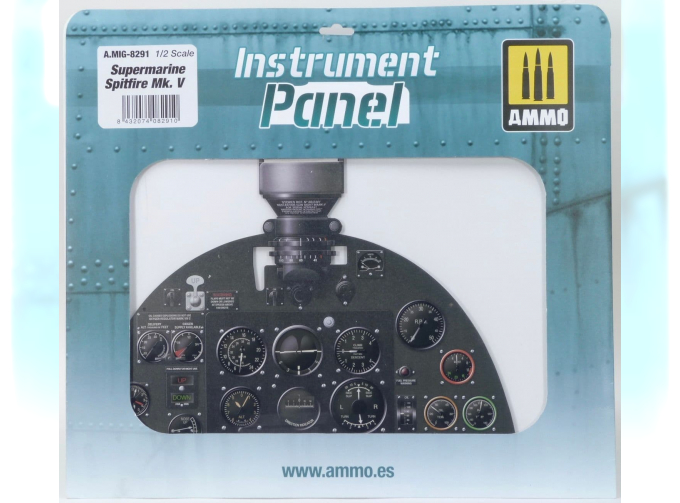 Supermarine Spitfire Mk.V – Instrument Panel 1/2 Scale