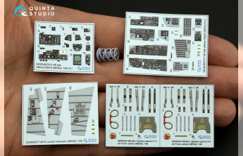 3D Декаль интерьера кабины F-4E late без DMAS (Meng) (с 3D-печатными деталями)