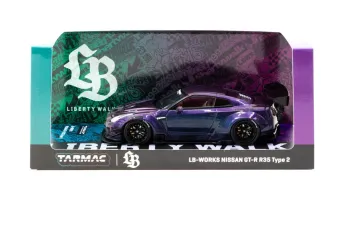 NISSAN GT-R R35 *LB-WORKS* type 2, midnight purple