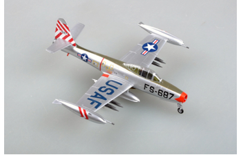 Republic F-84E Thunderjet Display Model USAF 49th FBW 9th FBS Sandy Taegu, South Korea 1951