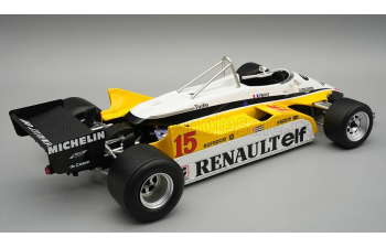 RENAULT F1 Re30b V6 Turbo Team Renault Elf №15 Winner South African Gp (1982) Alain Prost, White Yellow Black