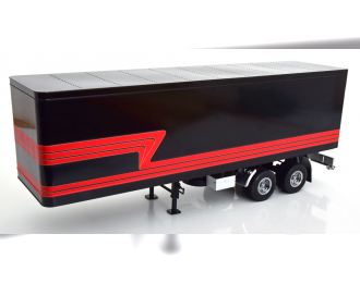 SEMI-TRAILER, black red