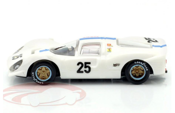 FERRARI 412P №25 24h LeMans Pedro Rodriguez, Giancarlo Baghetti (1967), white