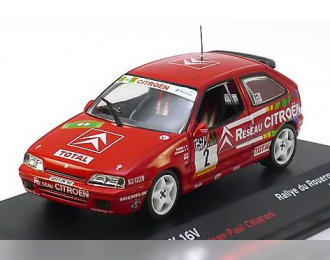 CITROEN 16V 2 Rally Rouergue (Bernard Beguin - Jean-Paul Chiaroni) 1994, red