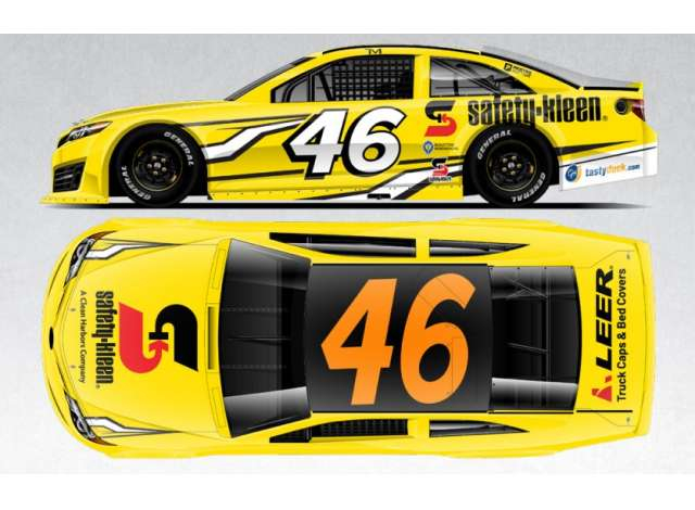 Toyota Camry #46 Thad Moffitt *Safety-kleen*, yellow / orange / white 2025
