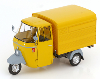 PIAGGIO Ape P501 Van Closed (1979) - Con Vetrina - With Showcase, Giallo Texas - Yellow