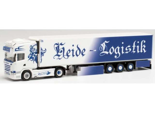 Scania R TL K.Sz. *Heide Logistik*, white / blue