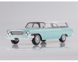 CHRYSLER Newport Town & Country Wagon (1962), light turquoise/white 