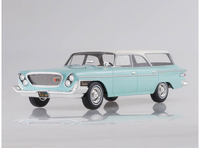 CHRYSLER Newport Town & Country Wagon (1962), light turquoise/white 