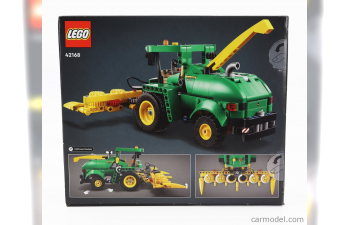 JOHN DEERE Lego Technic - Mietitrebbia 9700 Forage Harvester 2018 - 559 Pezzi - 559 Pieces, Green Yellow