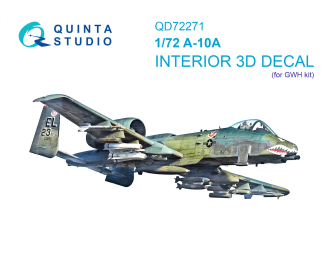 3D Декаль интерьера кабины A-10A Thunderbolt II (GWH)