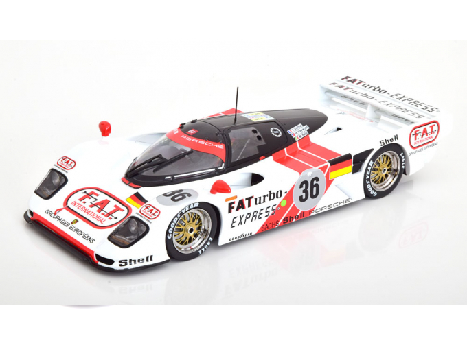 PORSCHE Dauer 962 Le Mans Porsche №36 Winner 24h Le Mans M.Baldi - H.Haywood - Y.Dalmas(1994), White Red