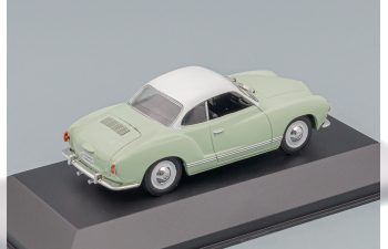 VOLKSWAGEN Karmann Ghia 1959, green / white