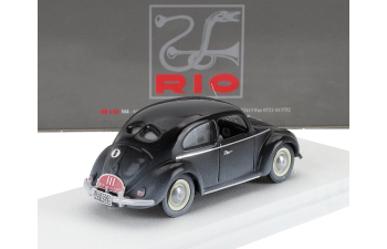 VOLKSWAGEN Maggiolino Beetle №111 Rally Montecarlo Dirty Version (1951) Baron Von Hanstein - Fuhrman, Black