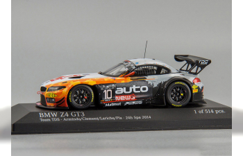 BMW Z4 GT3 "Team TDS Racing" 24h Spa (2014), black / white / orange