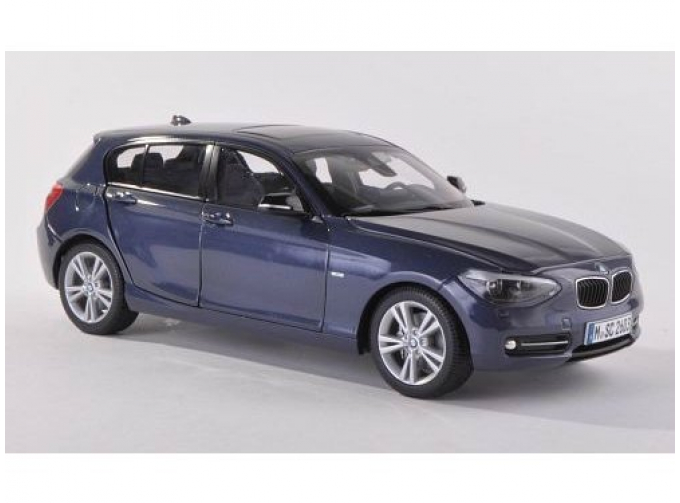 BMW 1-series (F20) 2012 Metallic Dark Blue