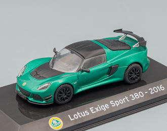 LOTUS Exige Sport 380 (2016) - Con Vetrina - With Showcase, Green