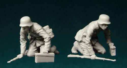 Сборная модель Фигура Немецкий пехотинец