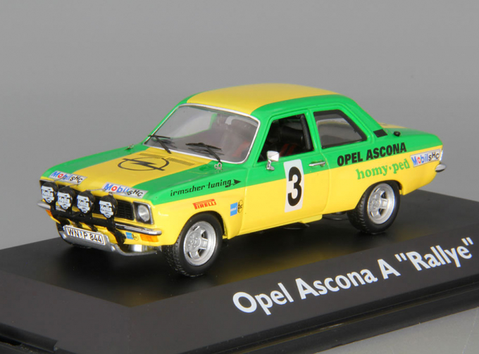 OPEL Ascona A Rallye "Irmscher Tuning" #3, yellow / green