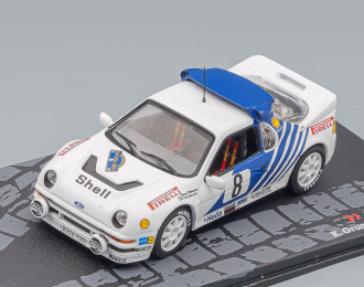 FORD RS200 #8 K.Grundel - B.Melander, white / blue