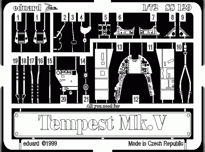 Фототравление для Tempest Mk. V