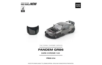 TOYOTA Pandem GR 86, dark chrome