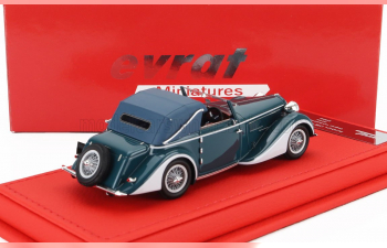 DELAHAYE 135m S/n.49278 Chapron Mylord Semiconvertible Open (1947), Green Silver