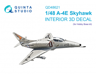 3D Декаль интерьера кабины A-4E Skyhawk (Hobby Boss)