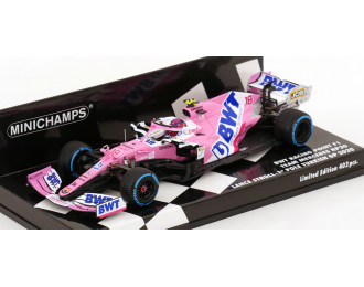 MERCEDES-BENZ BWT F1 Rp20 Team Sportpesa Racing Point №18 Pole Position Turkish Gp (2020) Lance Stroll, Matt Pink Blue