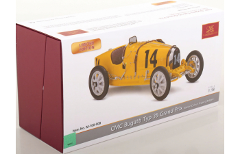 BUGATTI T35 №14 Grand Prix Nation Colour Project, Belgien, yellow