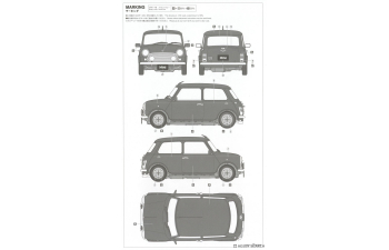 Сборная модель MINI Cooper 1999