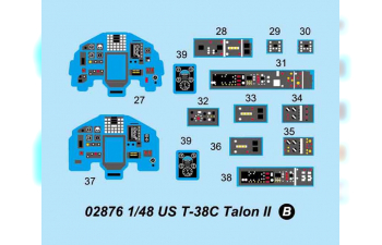Сборная модель Самолёт Т-38С TALON II