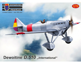 Сборная модель Самолёт Dewoitine D.510 International