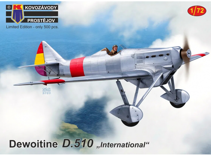 Сборная модель Самолёт Dewoitine D.510 International