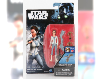 STAR WARS Rebels Princess Leia Organa Figure Cm. 8.5, Grey Beige