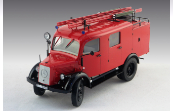 Сборная модель Германский легкий пожарный автомобиль L1500S LF 8, German Light FireTruck