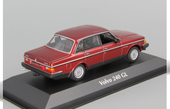 VOLVO 240 GL (1986), dark red metallic