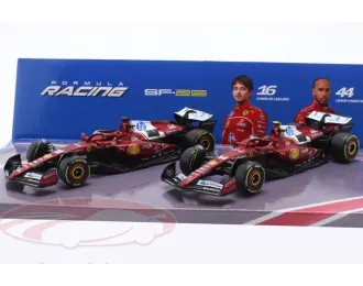 FERRARI Set F1 2x Sf-25 Team Scuderia Ferrari Charles Leclerc №16, Lewis Hamilton №44 (2025)