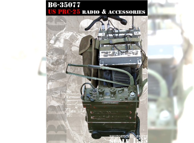 U.S. PRC-25 Radio and Accessories / Радио и аксессуары США PRC- 25