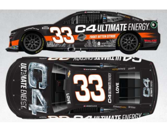 Chevrolet #33 Jesse Love *C4 Energy* black/white/orange 2025