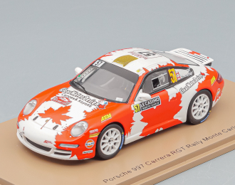 PORSCHE 911 997 Carrera Rgt Team Clearwater Design Racing #57 Rally Montecarlo 2019 I.Crerar - C.Kroner, white