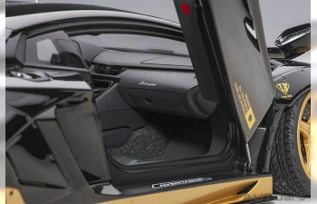 Lamborghini Aventador LB Performance (gloss black / gold accents)