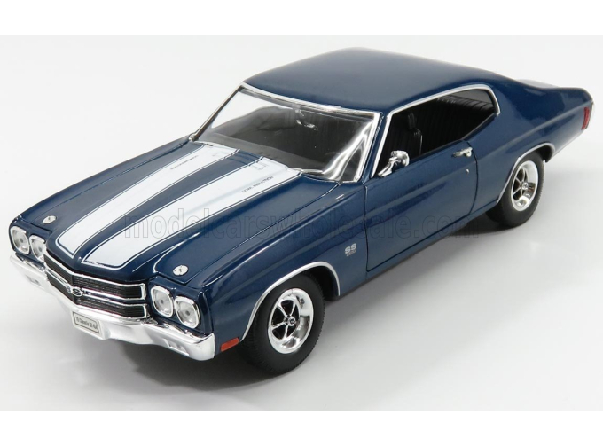 CHEVROLET Chevelle SS 454, blue / white stripes