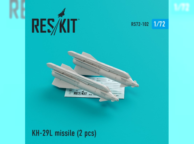 Сборная модеь Kh-29L (AS-14A 'Kedge) missile (2 штуки)