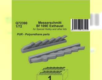 Messerschmitt Bf 109E Exhausts